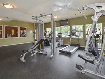 Large fitness center for all residents 